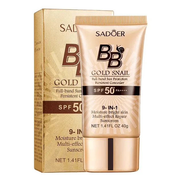 Sadoer Crema BB cu extract de melc auriu si protectie solara 9in1 40 g SPF50+