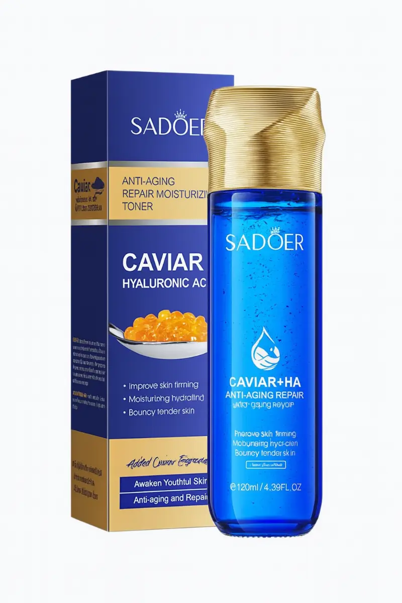 Sadoer Lotiune Hidratanta anti-imbatranire si reparatoare Caviar Hyaluronic Acid 100 ml