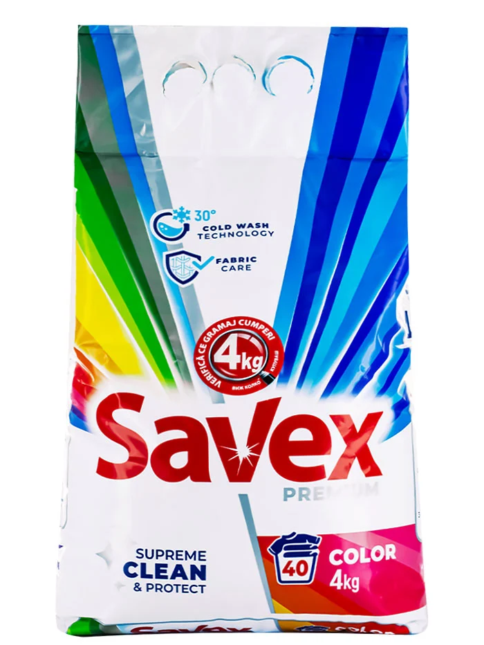 Savex Detergent automat 4 kg 40 spalari Color Premium