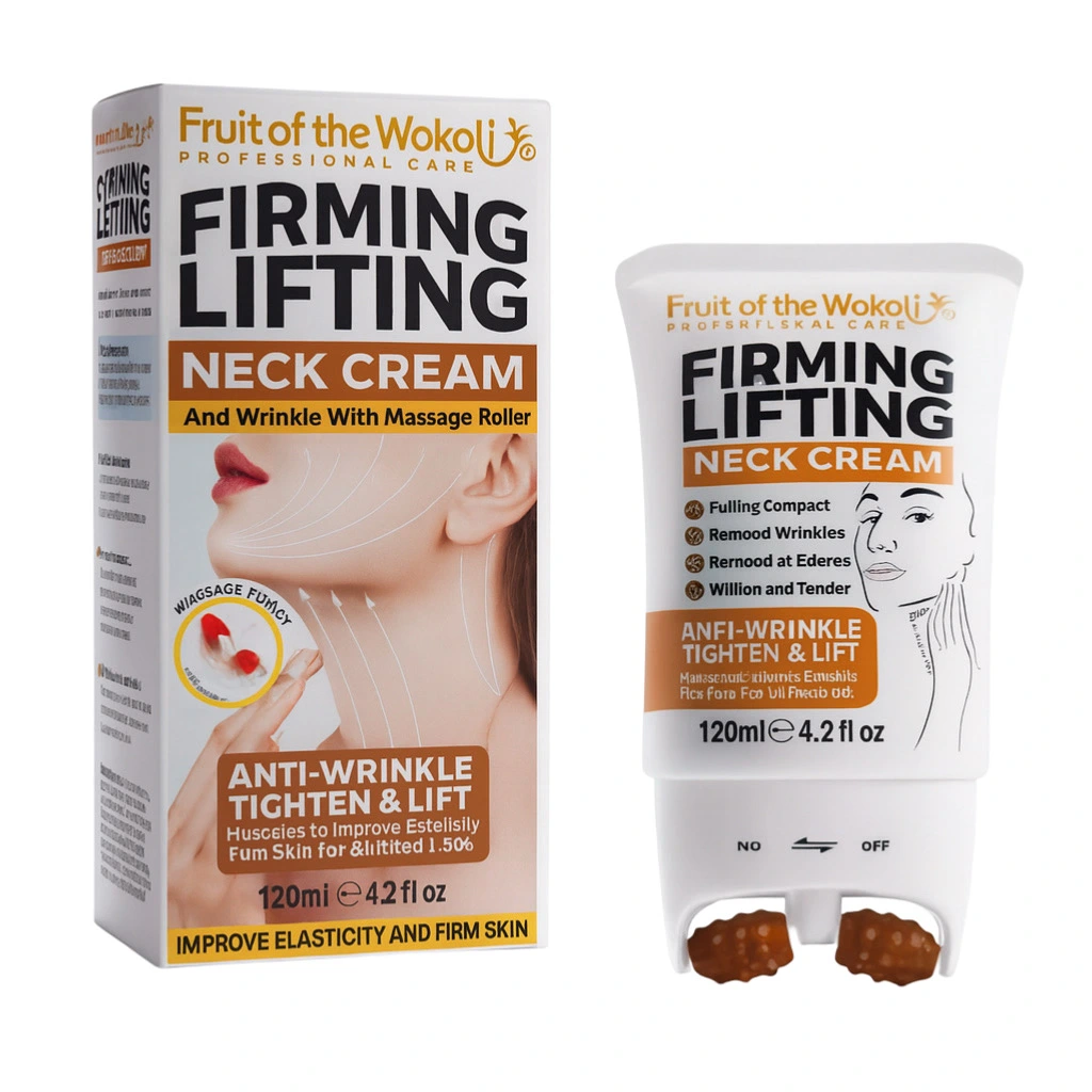 Wokali Crema de gat antirid cu rola de masaj 120 ml Neck Cream HA-3070