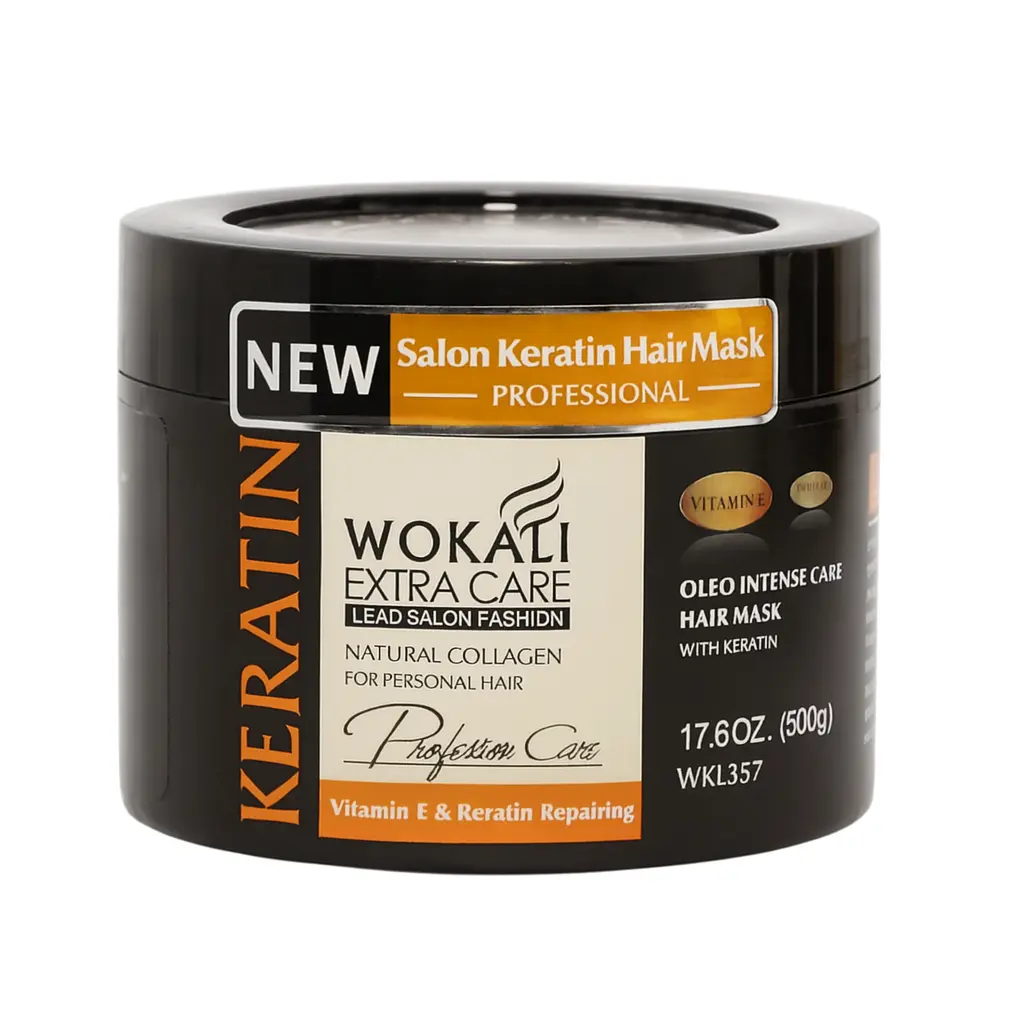 Wokali Masca de par 500 g Keratin Extra Care Oleo Intense  WKL357