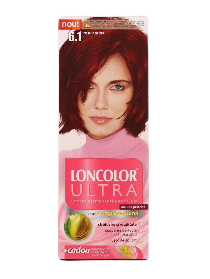 Loncolor Vopsea De Par Ultra 6 1 Rosu Aprins Importdirect
