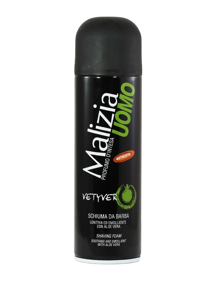 Malizia spuma de ras 300 ml vetyver