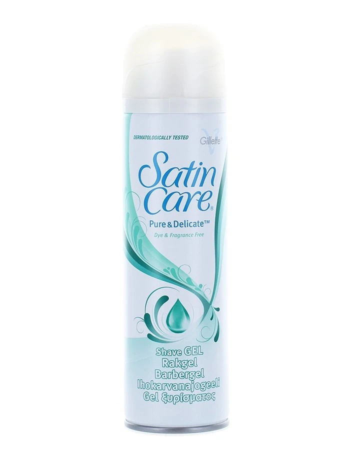 Gillette gel de ras pentru femei 200 ml satin care pure & delicate