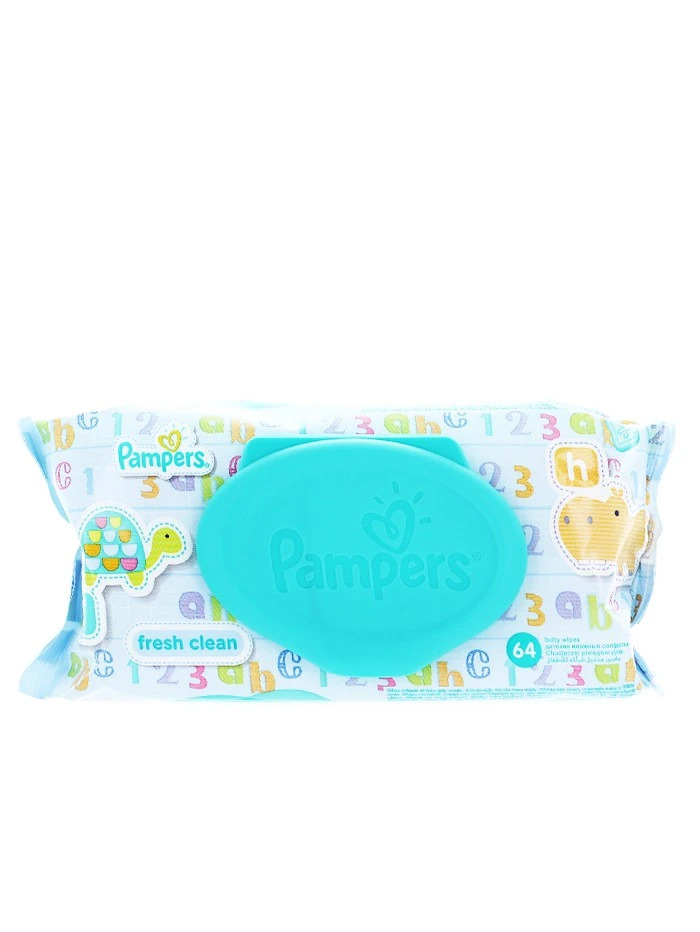 Pampers Servetele Umede 64 Buc Fresh Clean Cu Capac Importdirect