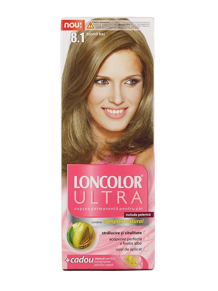 Loncolor Vopsea De Par Ultra 8 1 Blond Bej Importdirect