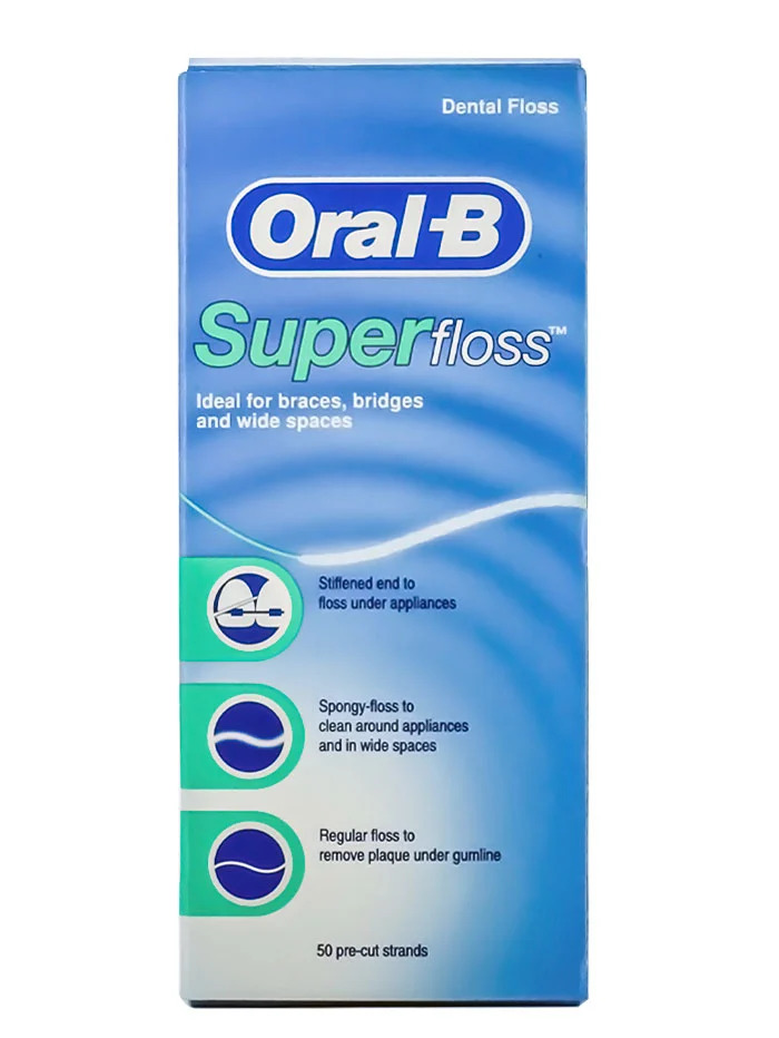Oral-b ata dentara 50 buc super floss