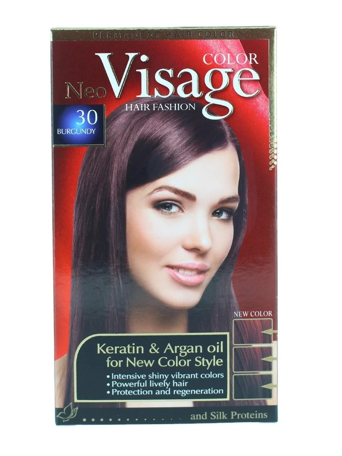 Visage vopsea de par neo 30 burgundy