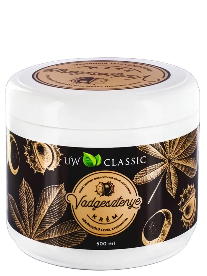 Uw crema 500 ml castane cu extract din frunze de vita de vie rosie