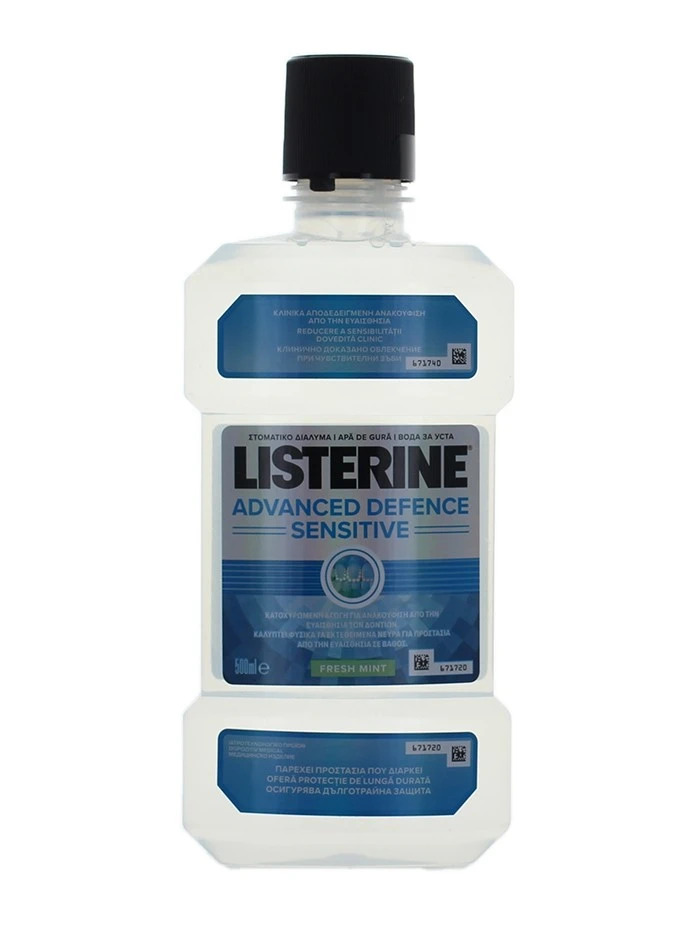Listerine Apa de gura 500 ml Advanced Defence Sensitive imagine produs