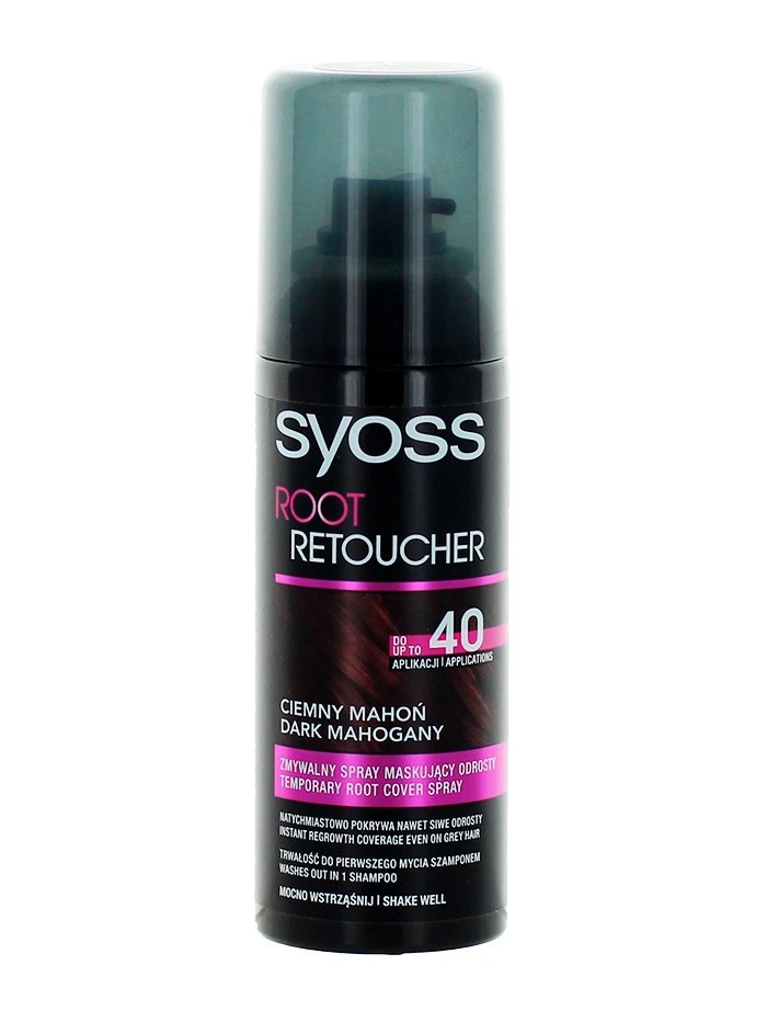 Syoss Spray Colorat Pentru Radacina 120 Ml Dark Mahonie Importdirect