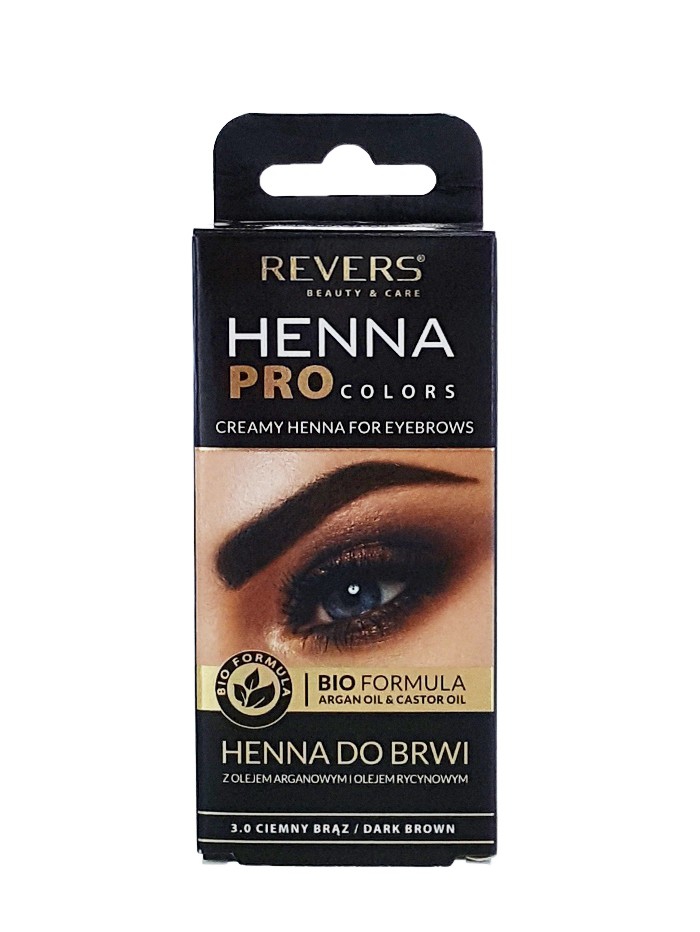 Revers henna pentru sprancene 15 ml dark brown