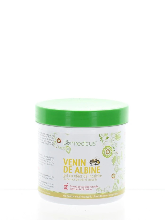 Biomedicus Gel Masaj 250 Ml Venin De Albine Importdirect