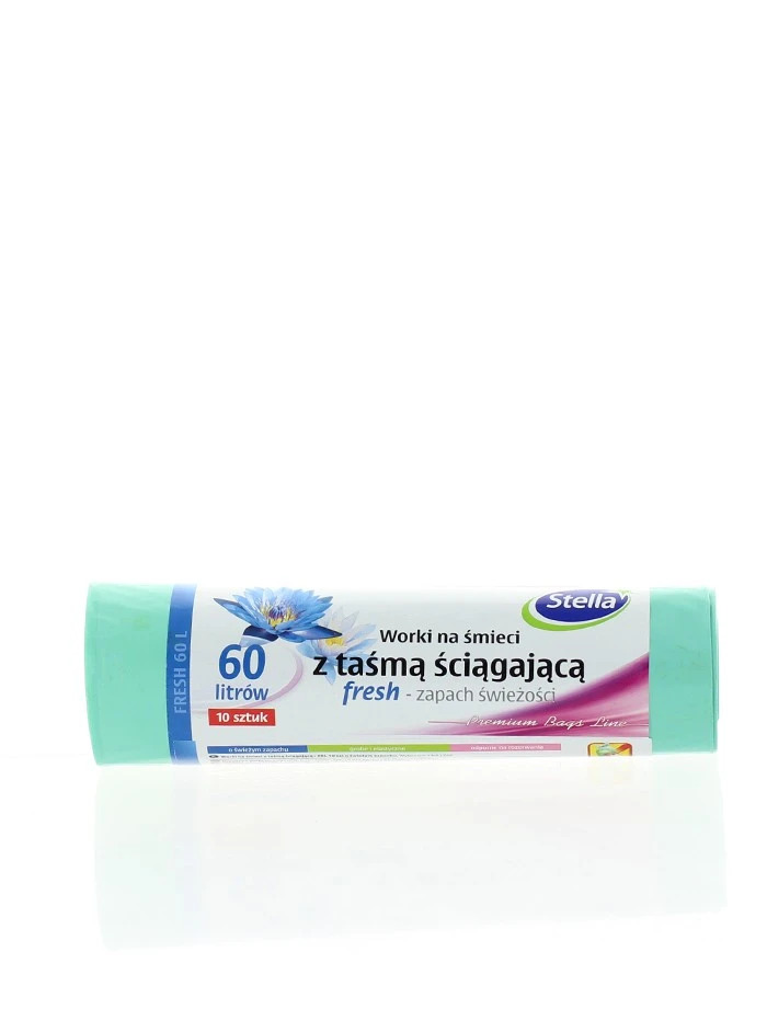 Stella saci menajeri cu snur 60 l 10 buc fresh