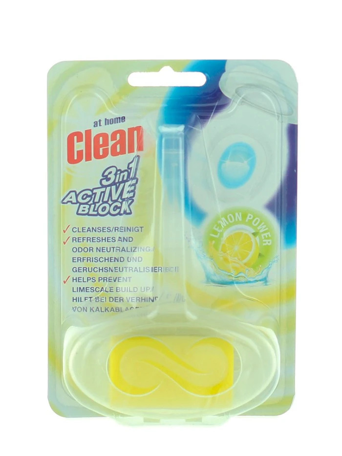 At home odorizant wc cu suport 40 g 3xactive lemon power