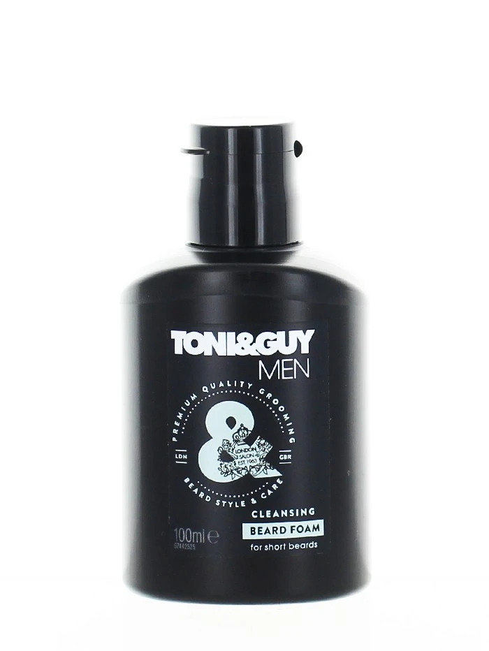 Toni&guy men spuma de curatat pentru fata si barba 100 ml
