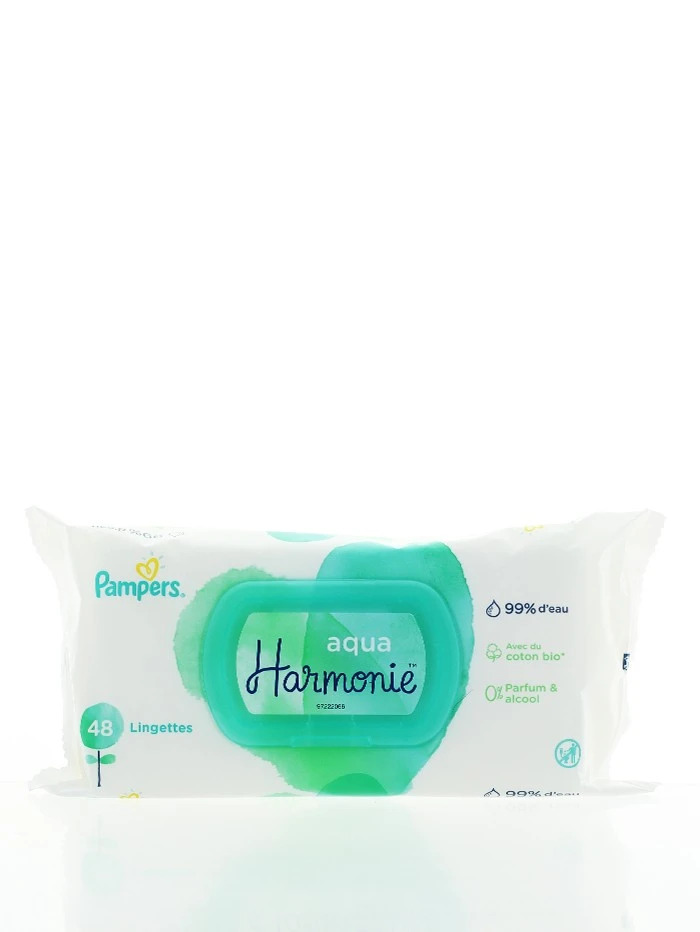 Pampers servetele umede 48 buc aqua harmonie cu capac