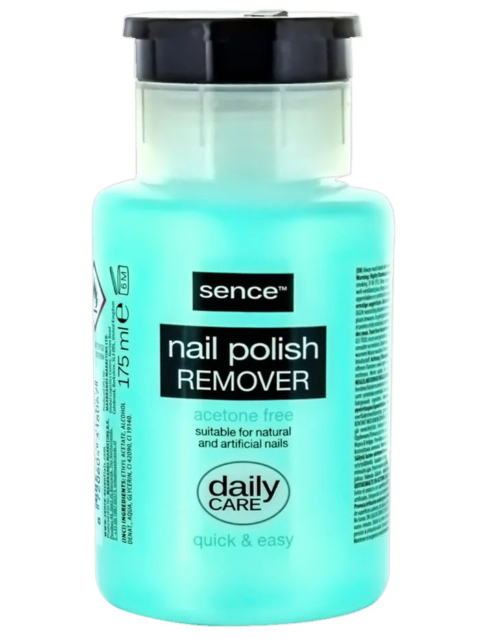 Sence beauty dizolvant fara acetona cu pompa 175 ml quick & easy