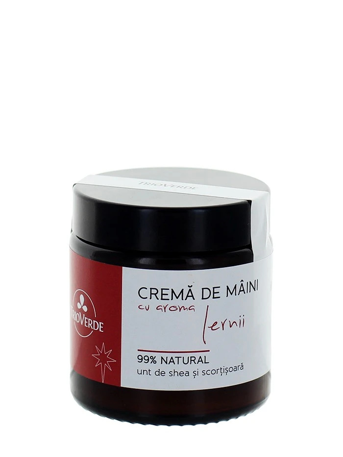 Trio Verde Crema de maini cu aroma iernii 120 ml Unt De Shea si Scortisoara image0