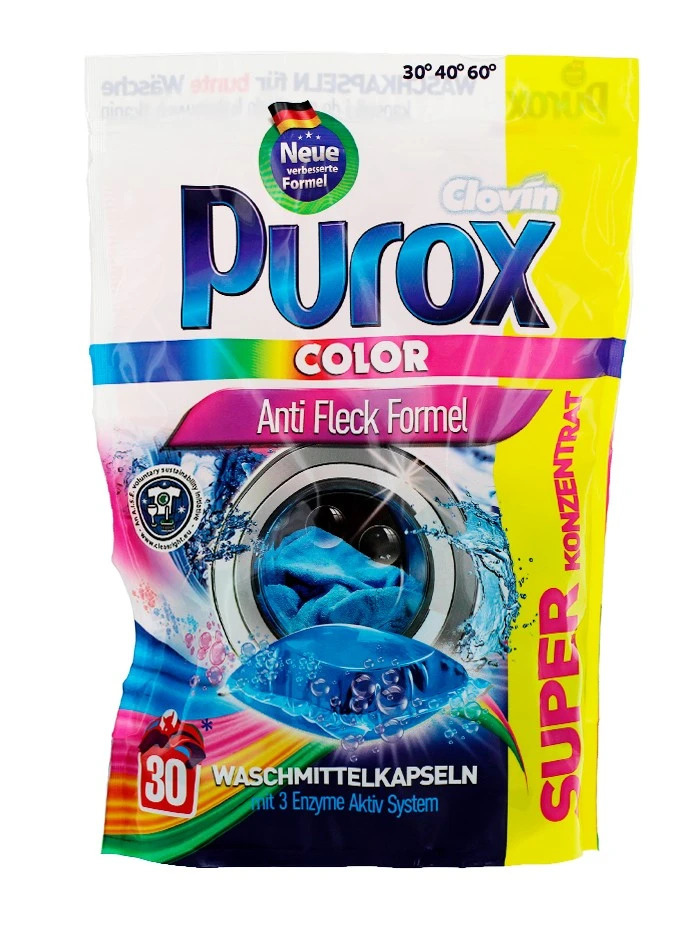 Purox Detergent Capsule 30 buc Color importdirect.ro imagine noua