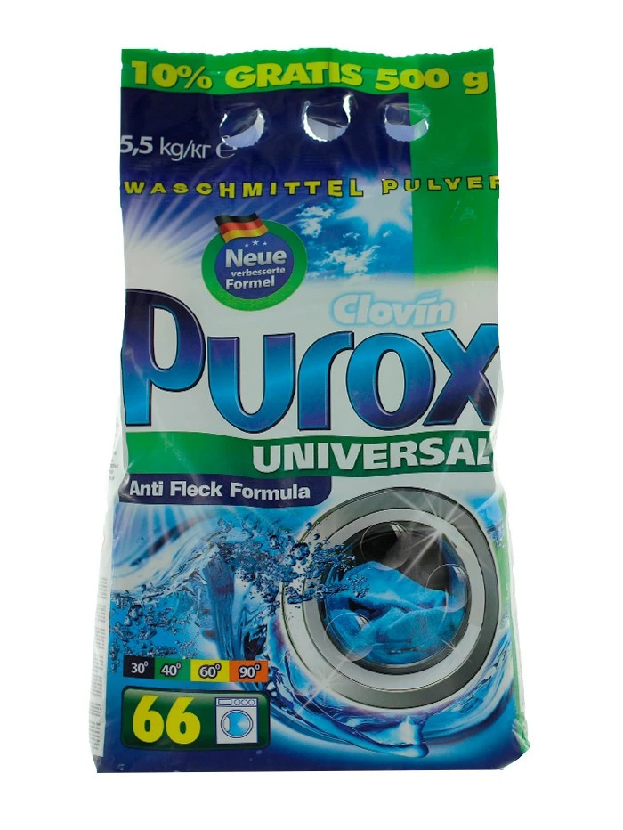 Purox Detergent automat 5.5 kg 66 spalari Universal importdirect.ro imagine noua inspiredbeauty