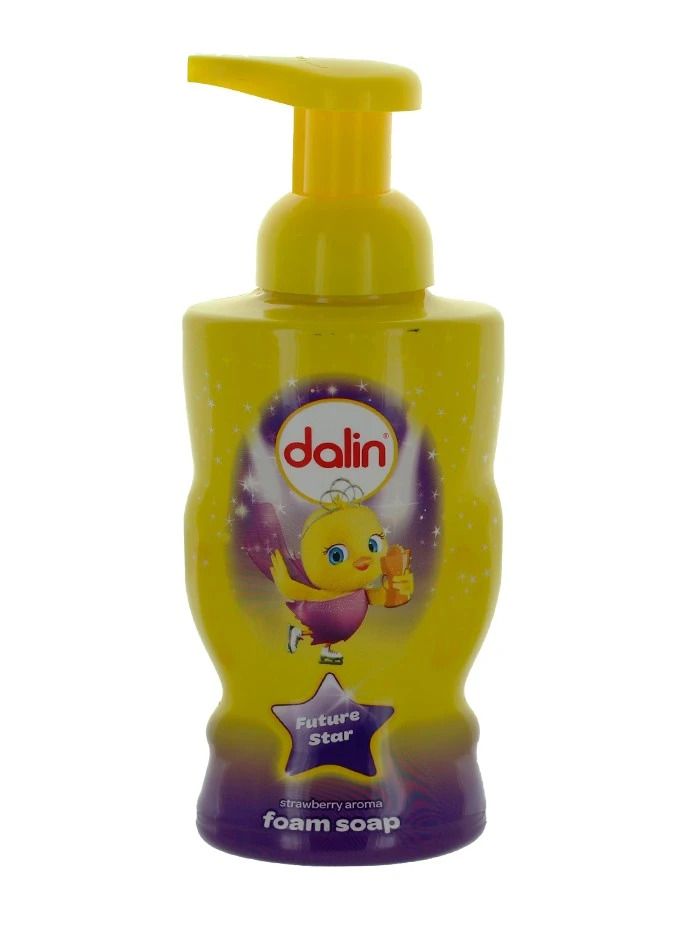 Dalin sapun spuma cu pompa 300 ml capsuni