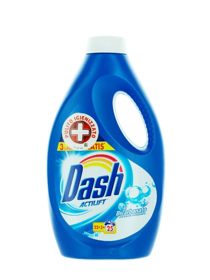 Dash Detergent lichid 1375 ml 25 spalari Bicarbonato importdirect.ro imagine noua inspiredbeauty