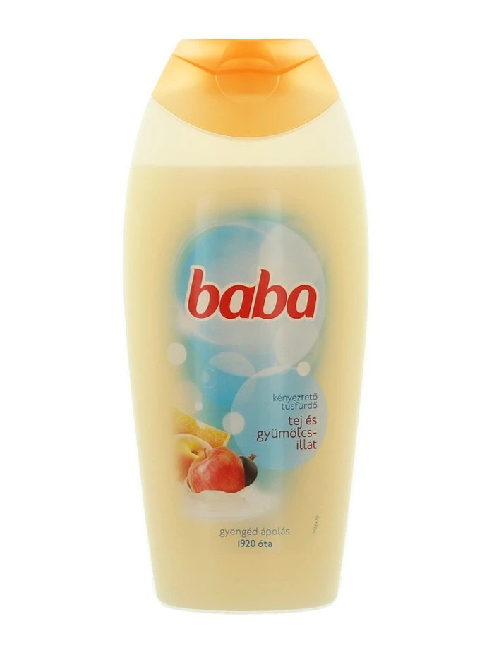 Baba Gel de dus 400 ml Lapte si parfum de fructe importdirect.ro imagine noua inspiredbeauty