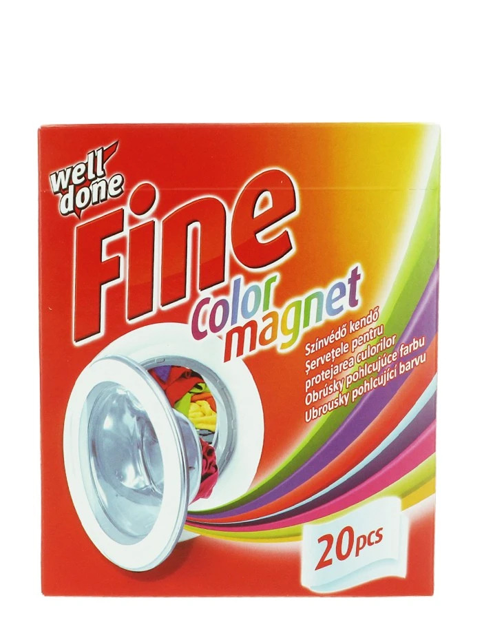 Well done fine absorbant de culoare 20 buc color magnet