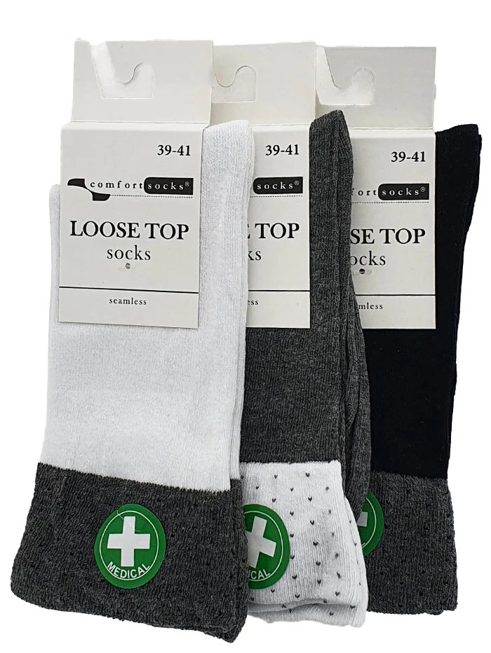 Comfort sosete fara elastic pentru femei 39-41 diverse culori