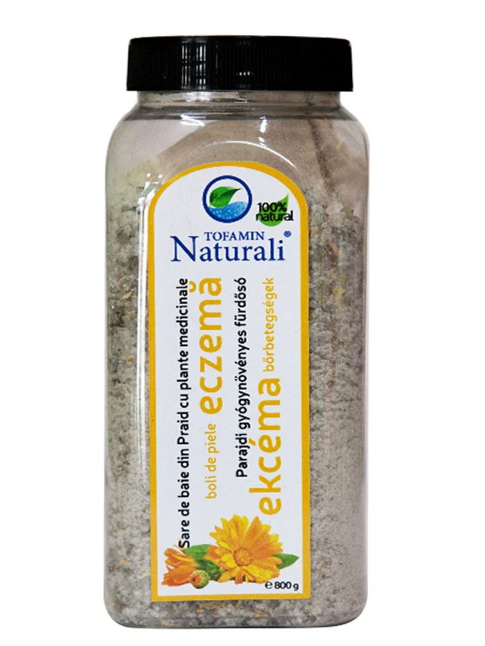 Tofamin Naturali Sare de baie cu plante medicinale 800 g Eczema si boli de piele importdirect.ro imagine