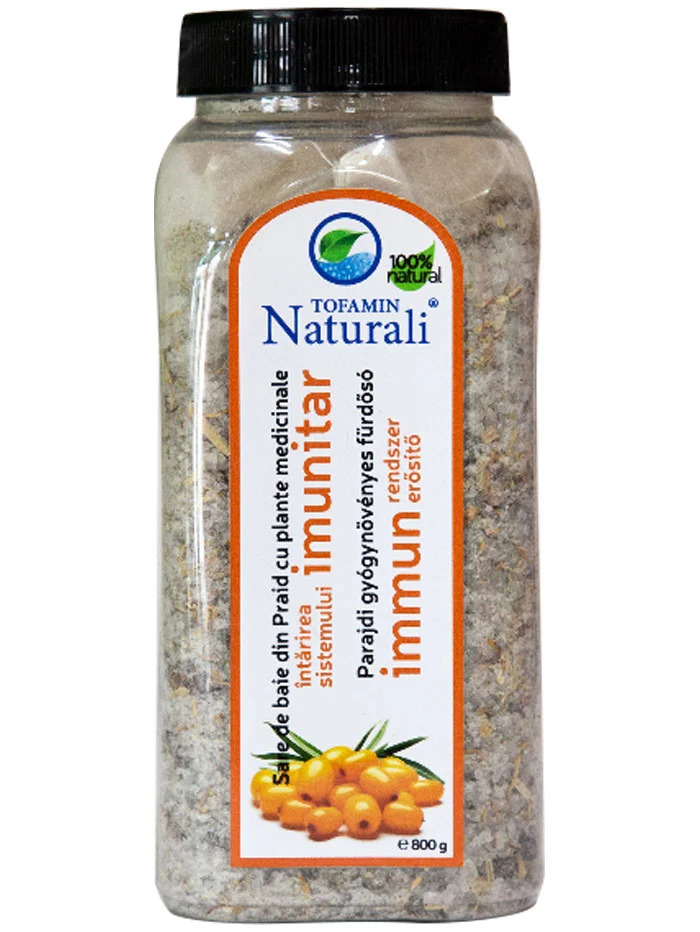 Tofamin Naturali Sare de baie cu plante medicinale 800 g Intarirea sistemului Imunitar importdirect.ro imagine