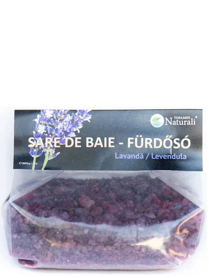 Tofamin Naturali Sare de baie (punga) 1 kg Lavanda importdirect.ro imagine