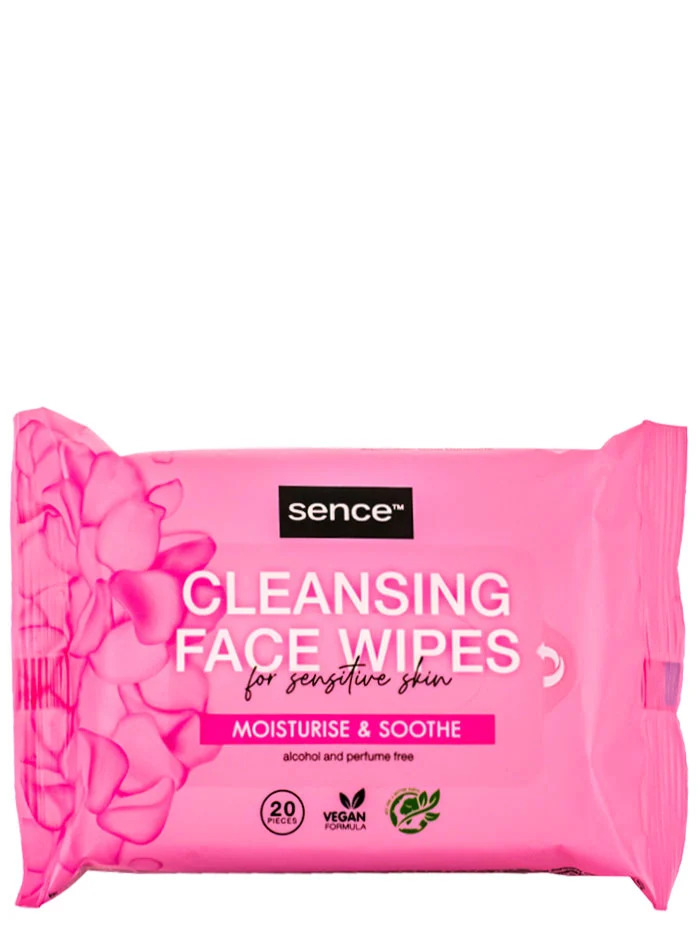 Sence beauty servetele demachiante 20 buc sensitive skin