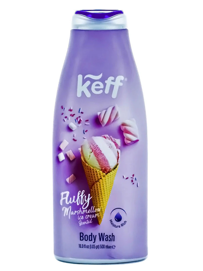 Keff gel de dus 500 ml marshmallow