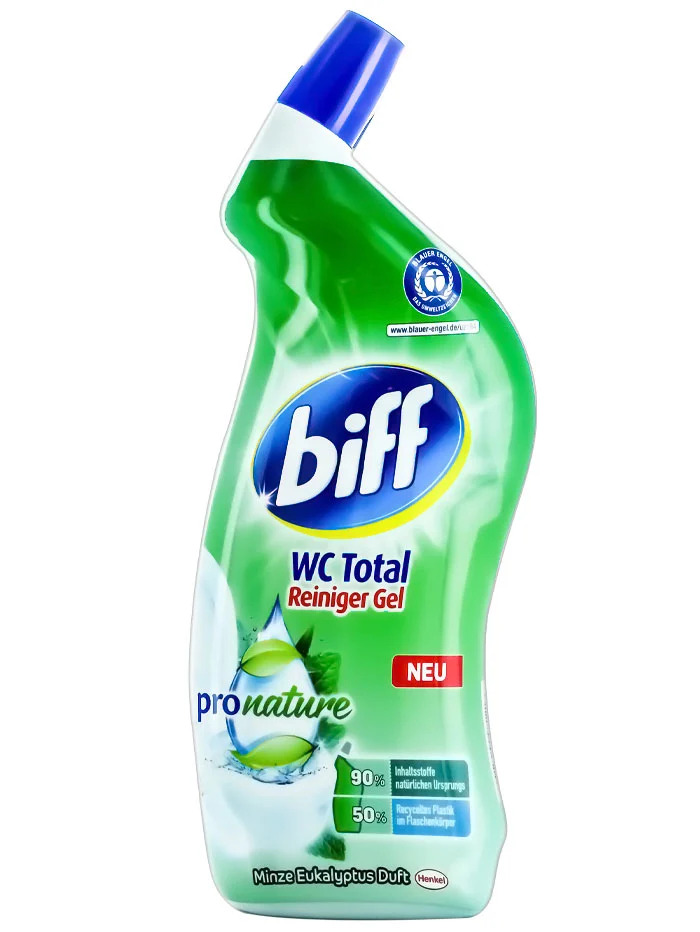Biff gel curatat wc 750 ml minze eucalyptus