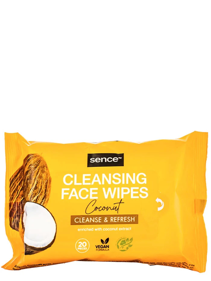 Sence beauty servetele demachiante 20 buc coconut