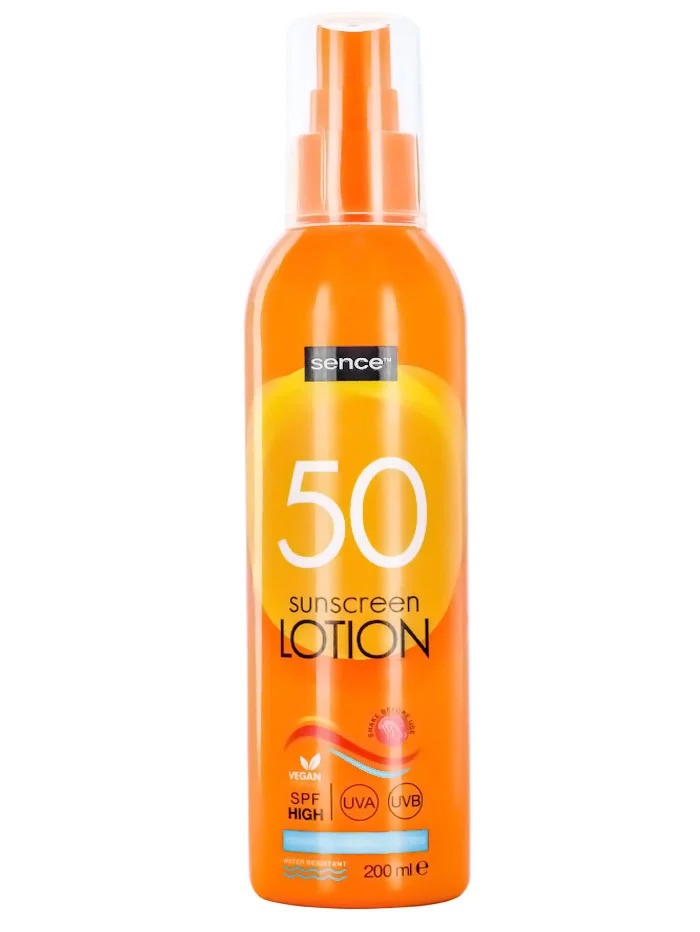 Sence sun lotiune de plaja cu pompa 200 ml spf50