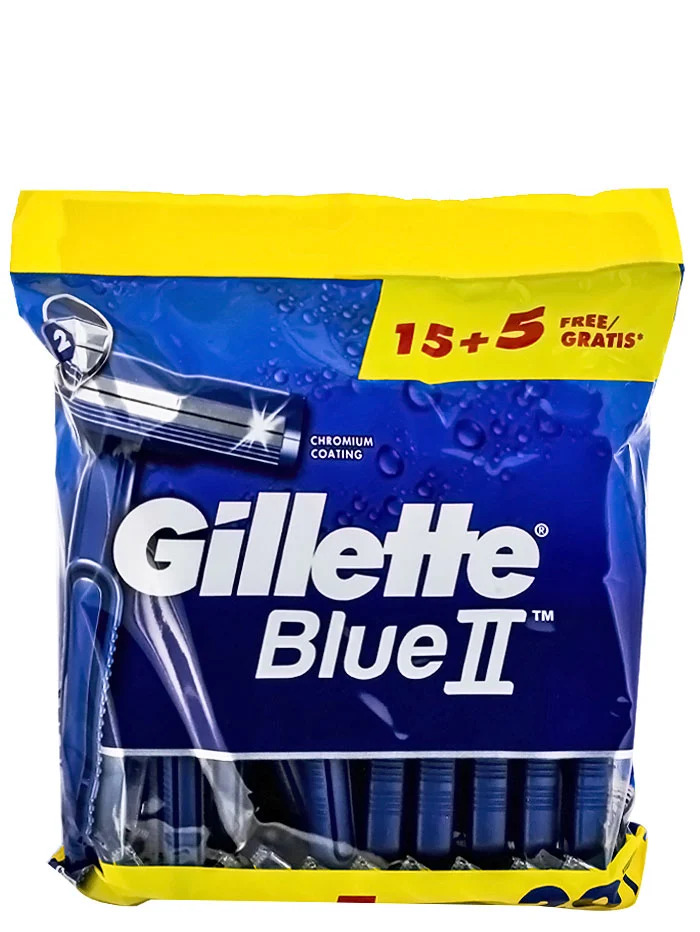 Gillette aparat de ras blue ii 20 buc