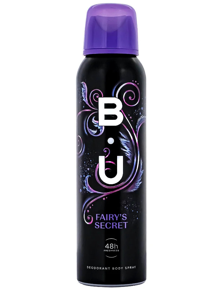 B.u. spray deodorant 150 ml fairy's secret