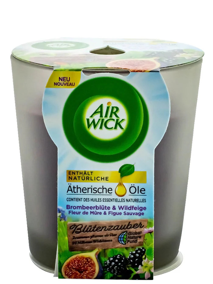 Airwick lumanare odorizanta 105 g blackberry blossom & wild fig