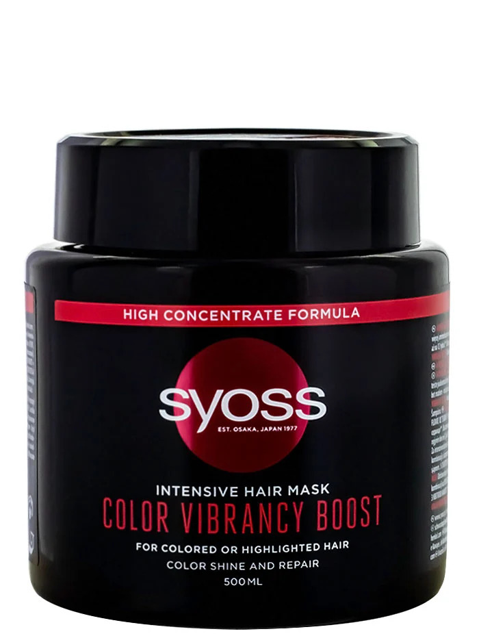 Syoss masca de par 500 ml color vibrancy boost
