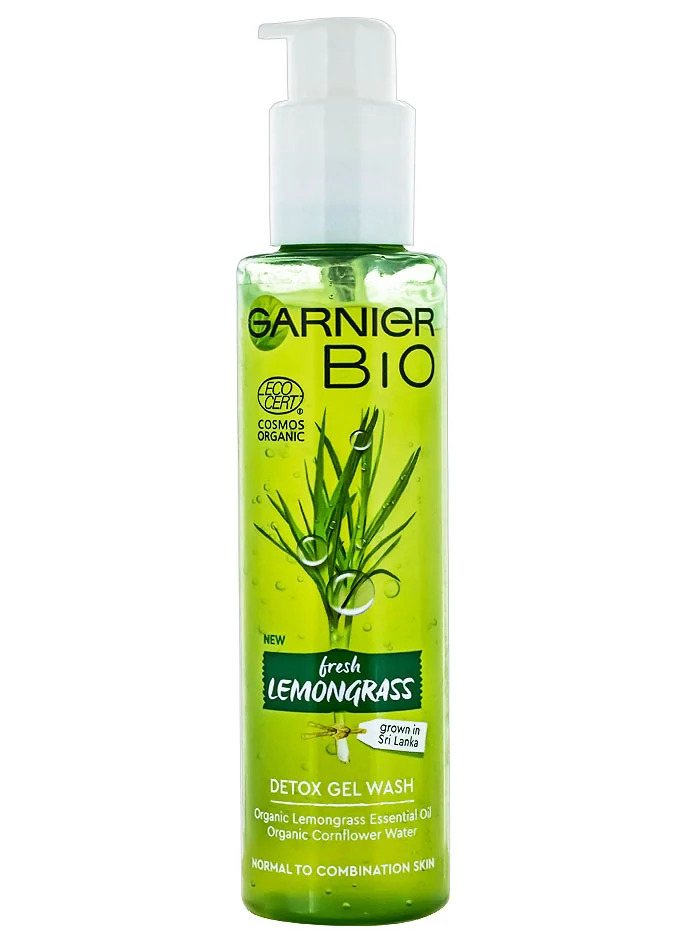 Garnier Bio Gel curatare fata cu pompa 150 ml Fresh Lemongrass Normal To Combination Skin