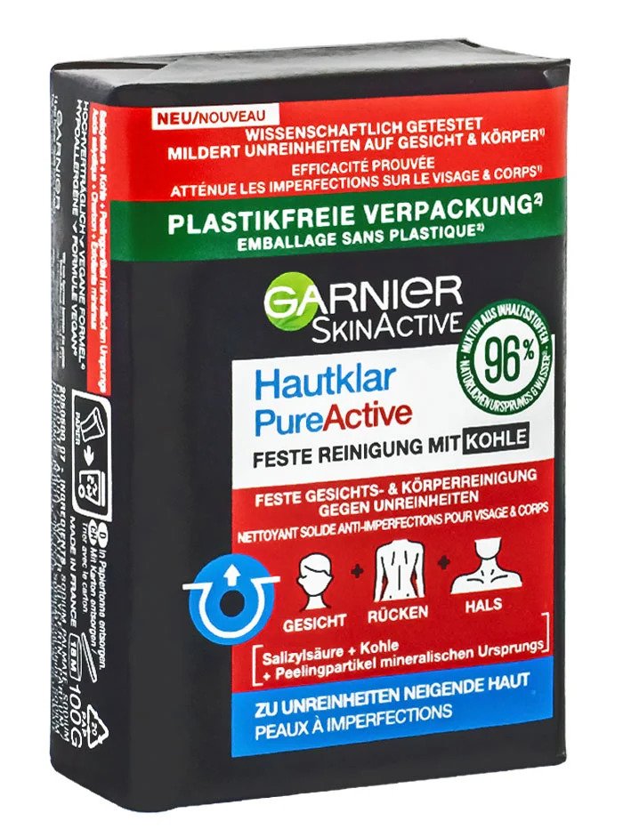 Garnier sapun solid cu carbune activ 100 g pure active