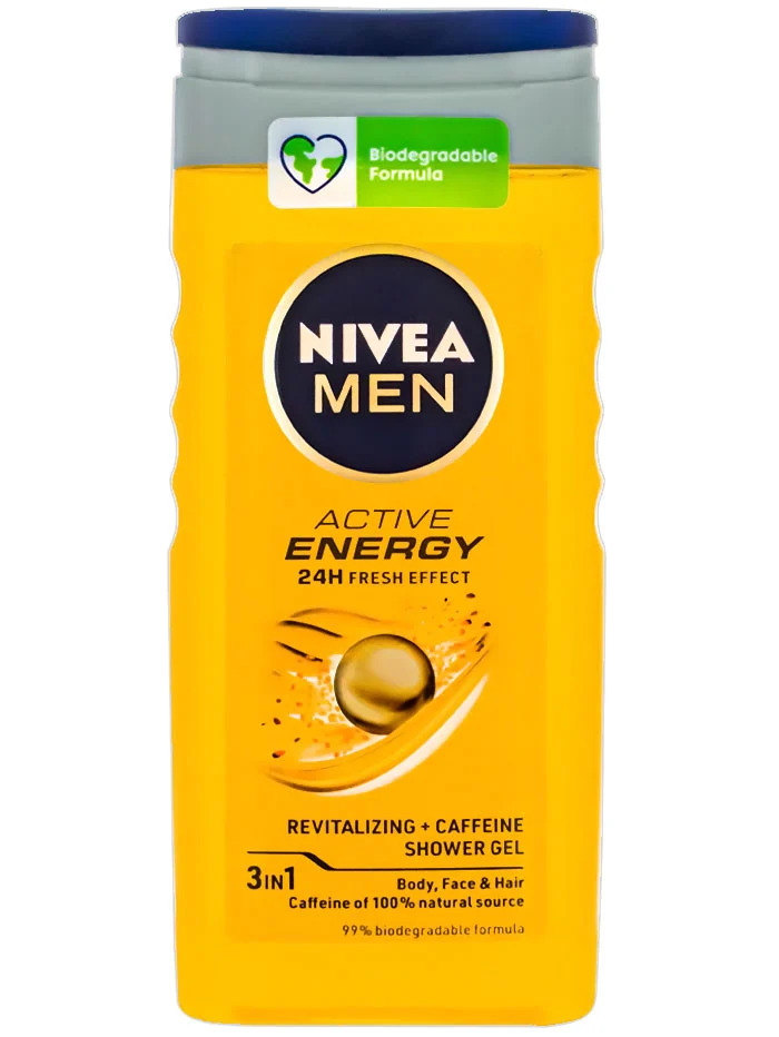 Nivea gel de dus 250 ml men 3in1 active energy