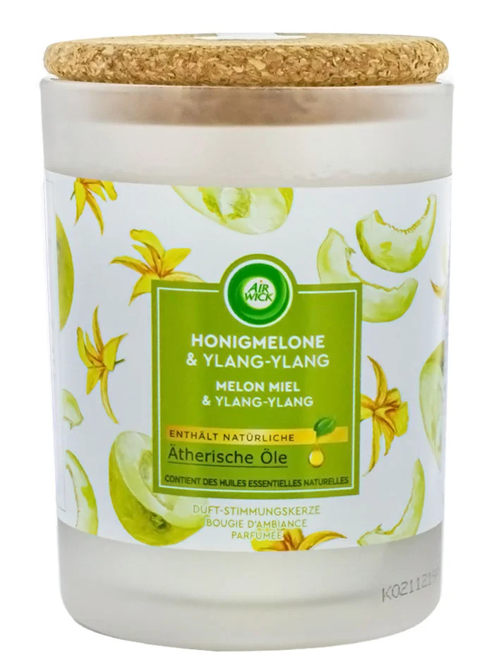 Airwick lumanare odorizanta 185 g honeymelone&ylang-ylang