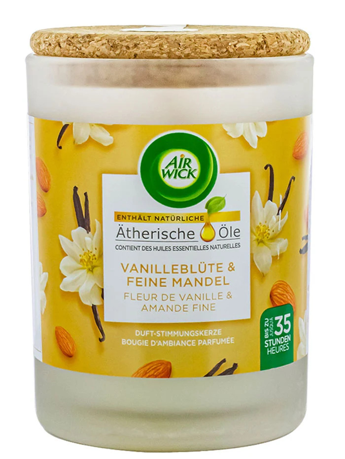 Airwick lumanare odorizanta 185 g vanilla blossom&fine almonds