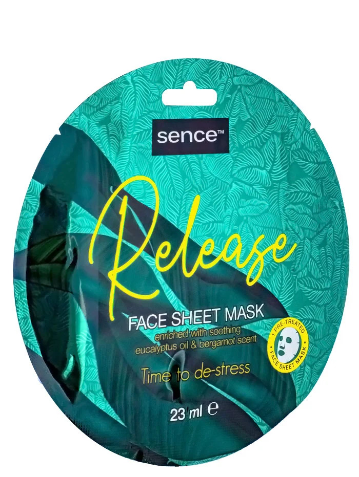 Sence of wellness masca de fata 23 ml release time to de-stress