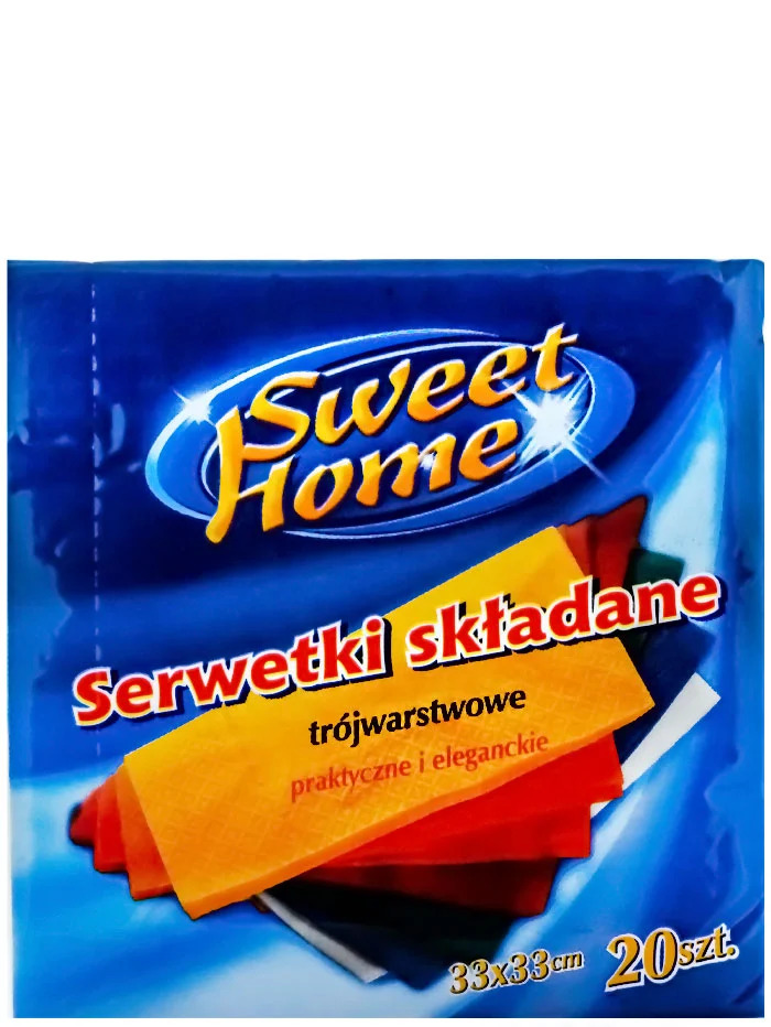 Sweet home servetele de masa 3 straturi 20 buc 33x33 cm