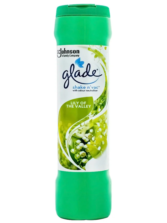 Glade pudra parfumata pentru covoare 500 g lily of the valley